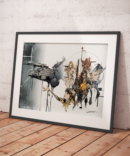NEW JOURNEY - Yoji Shinkawa Signed Framed Print – Kojima