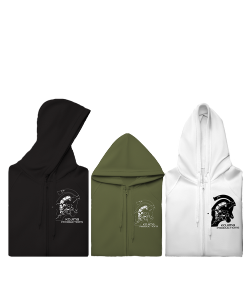 KOJIMA PRODUCTIONS Logo Zip Hoodie – Kojima Productions