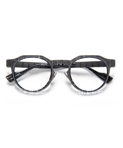 HIDEO KOJIMA x J.F.REY HKxJF04 - DESIGN BLACK/GREY Glasses HIDEO KOJIMA x J.F.REY HKxJF04 - DESIGN BLACK/GREY Glasses