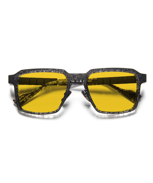 HIDEO KOJIMA x J.F.REY HKxJF05 - SILK BLACK/BLACK+GAMING LENSES