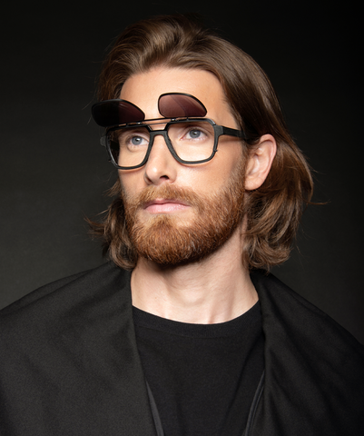 HIDEO KOJIMA x J.F.REY HKXJF09 - GRANITE BLACK/BLACK Glasses HIDEO KOJIMA x J.F.REY HKXJF09 - GRANITE BLACK/BLACK Glasses