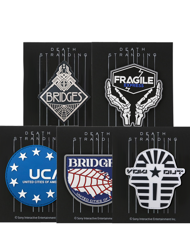 DEATH STRANDING Set of 5 Patches – Kojima Productions