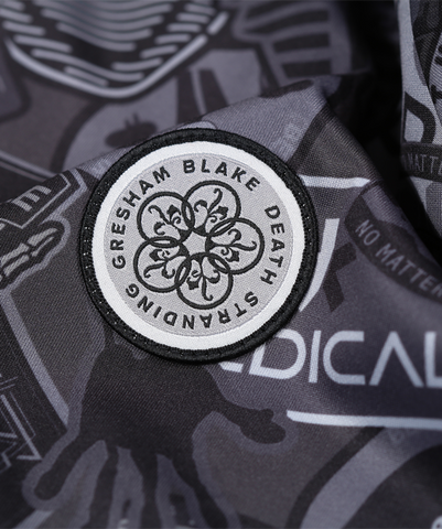 【シゲ】gresham Black × DEATH STRANDING Gresham Blake x Death Stranding Tracksuit – Kojima Productions
