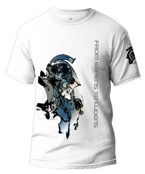 geeks rule kojima production ludens Tシャツ KOJIMA PRODUCTIONS LUDENS Art Print T-Shirt – Kojima Productions